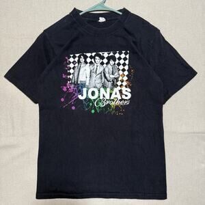 The Jonas Brothers Shirt The Burning Up Tour 2008 Graphic Concert Tee Size S